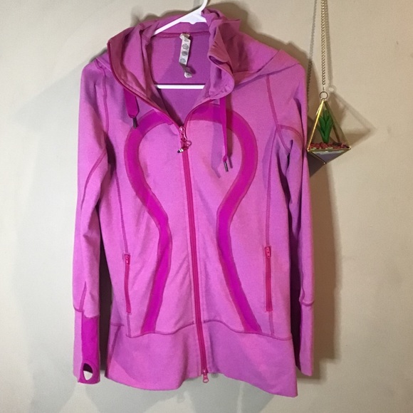 Hot pink lululemon stride jacket size 6 - Picture 2 of 8